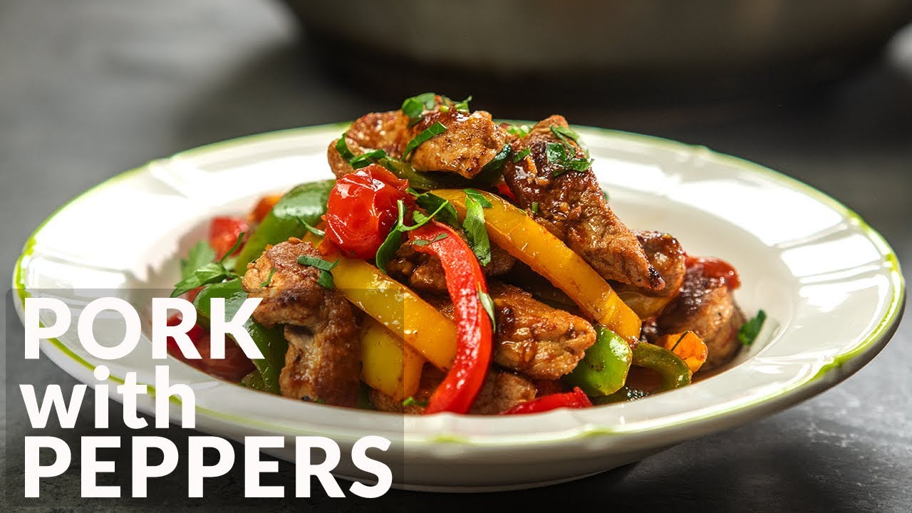 Stir Fry Pork Tenderloin with Bell Peppers | Food Channel L Recipes