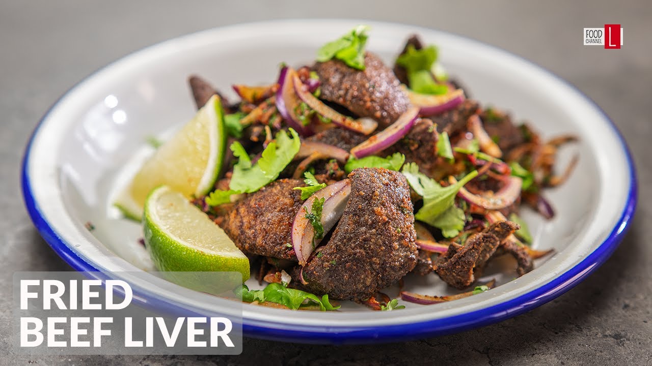 Fried Beef Liver with Coriander and Chilli | Food Channel L - A New Recipe Every Day!