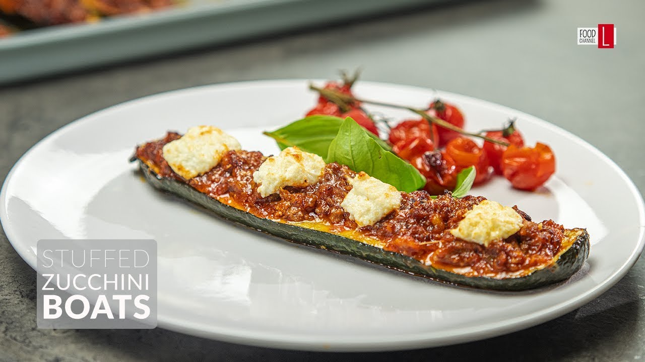 Stuffed Zucchini Boats | Food Channel L - A New Recipe Every Other Day!