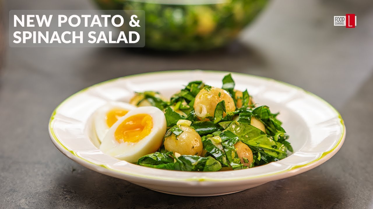 New Potato and Spinach Salad | Food Channel L - A New Recipe Every Day!