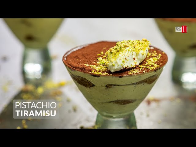 Tiramisu Recipe | How to make Tiramisu - Pistachio Tiramisu | Food Channel L Recipes