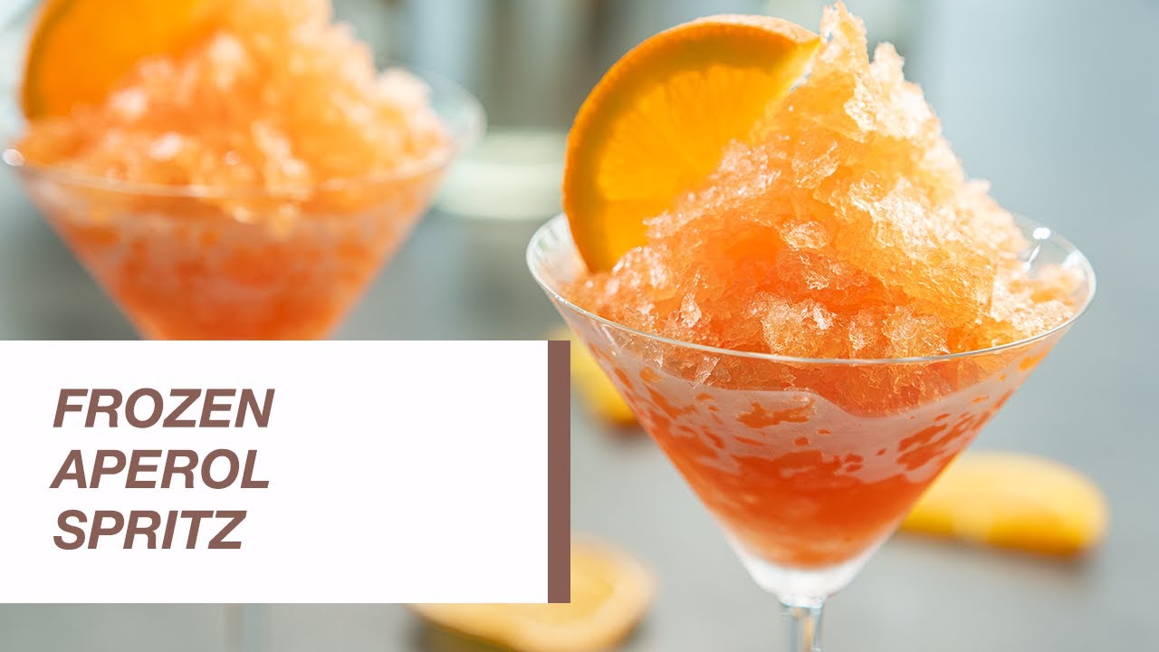 Frozen Aperol Spritz | Aperol Spritz Granita | Food Channel L Recipes