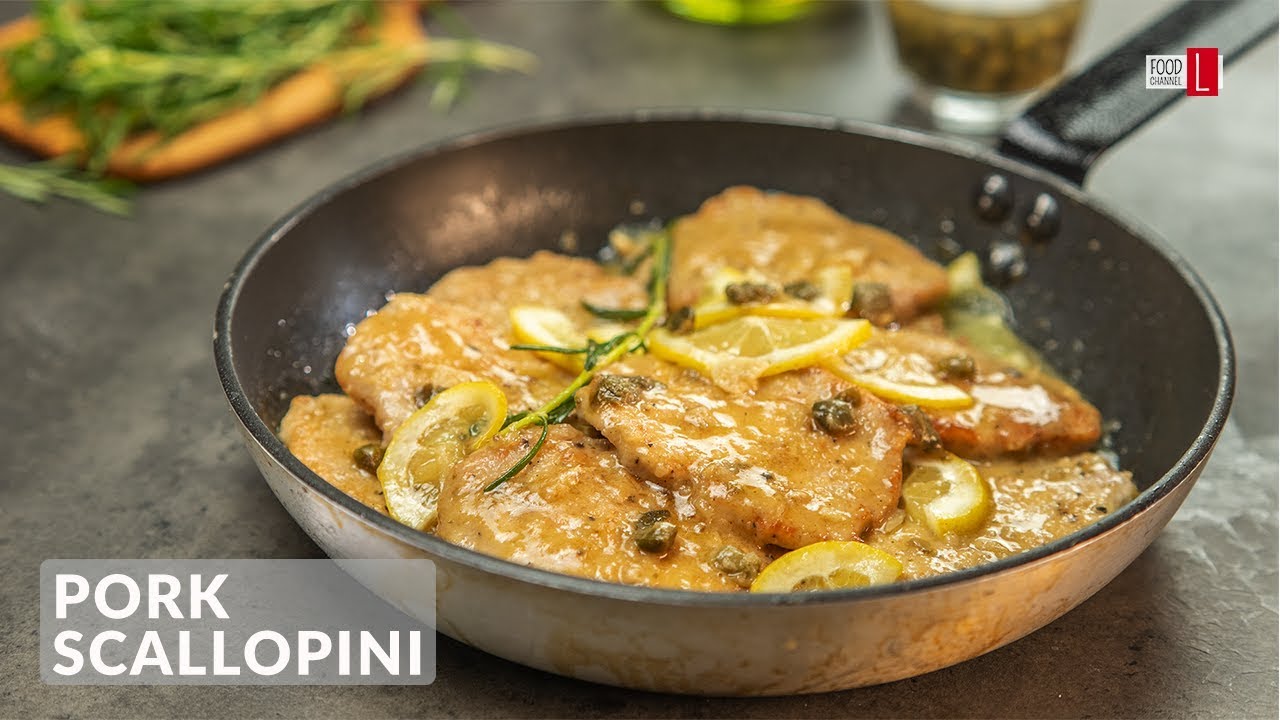 Pork Scallopini with Capers | Food Channel L Recipes