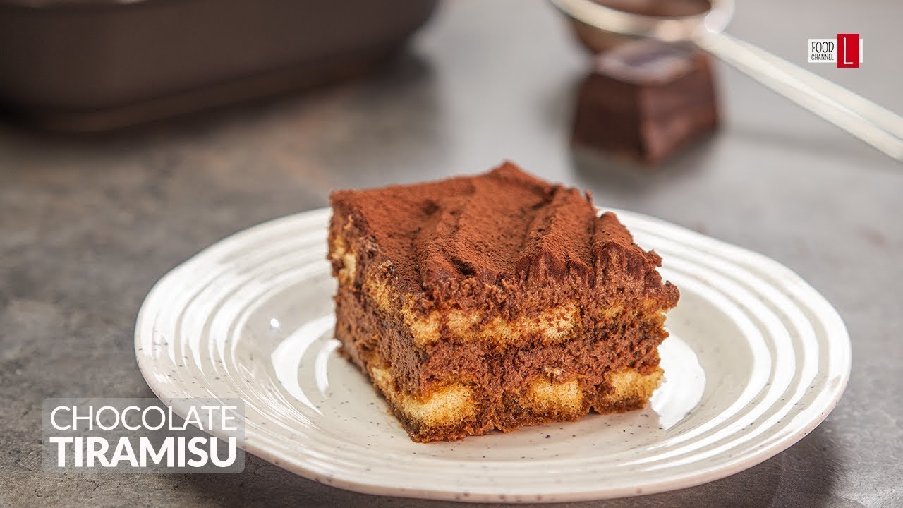 Tiramisu recipe | How to Make Chocolate Tiramisu | Eggless Chocolate Tiramisu | Food Channel L