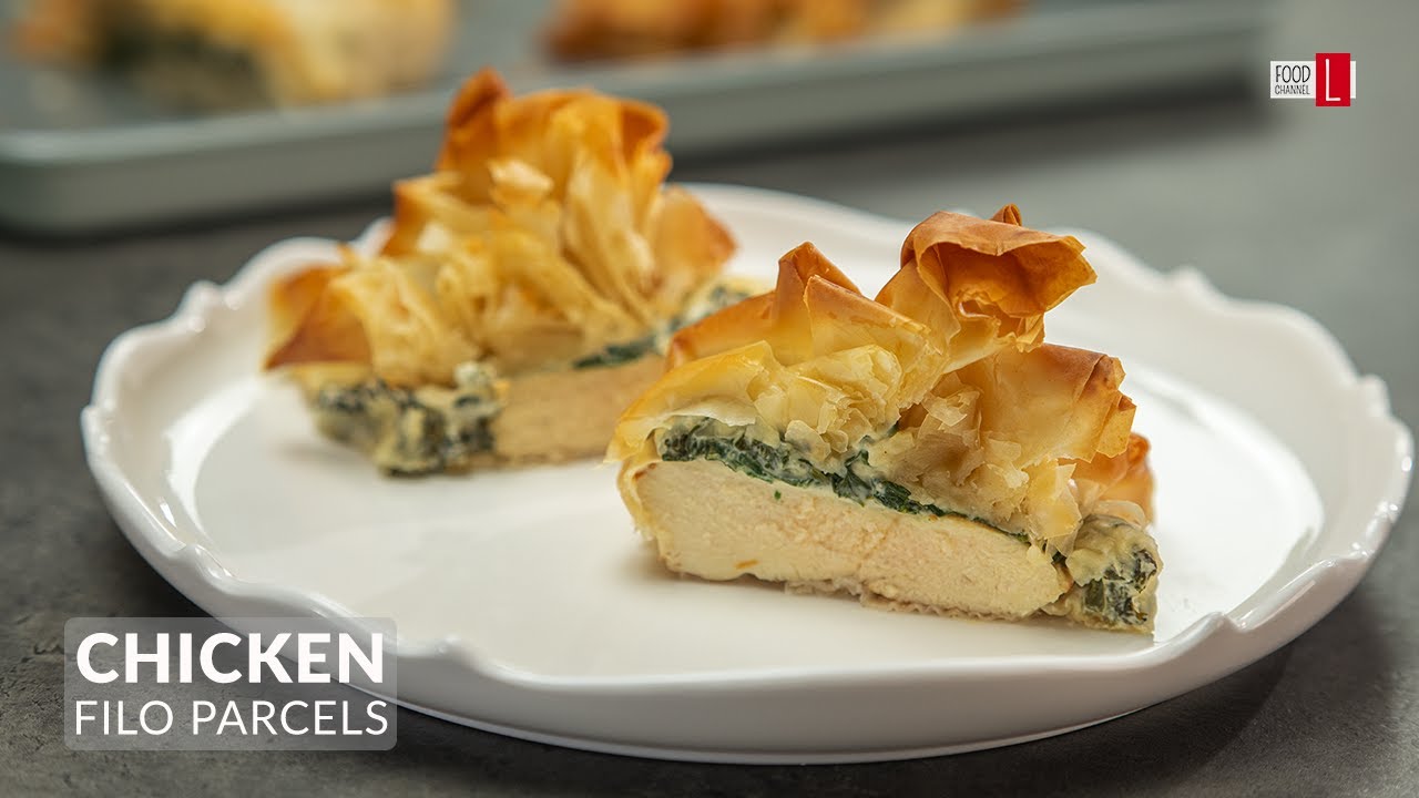 Chicken and Cream Cheese Filo Parcels | Food Channel L