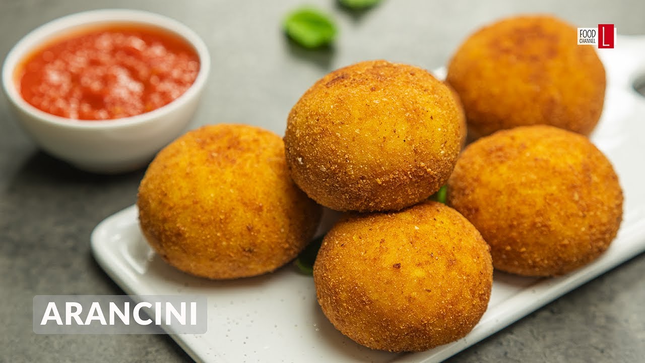 Arancini  with Chorizo and Mozzarella | Italian Street Food | Food Channel L Recipes