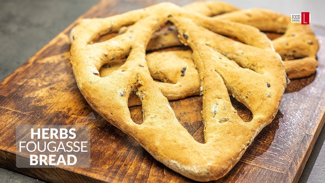 Fougasse Bread Recipe with Herbs | Food Channel L