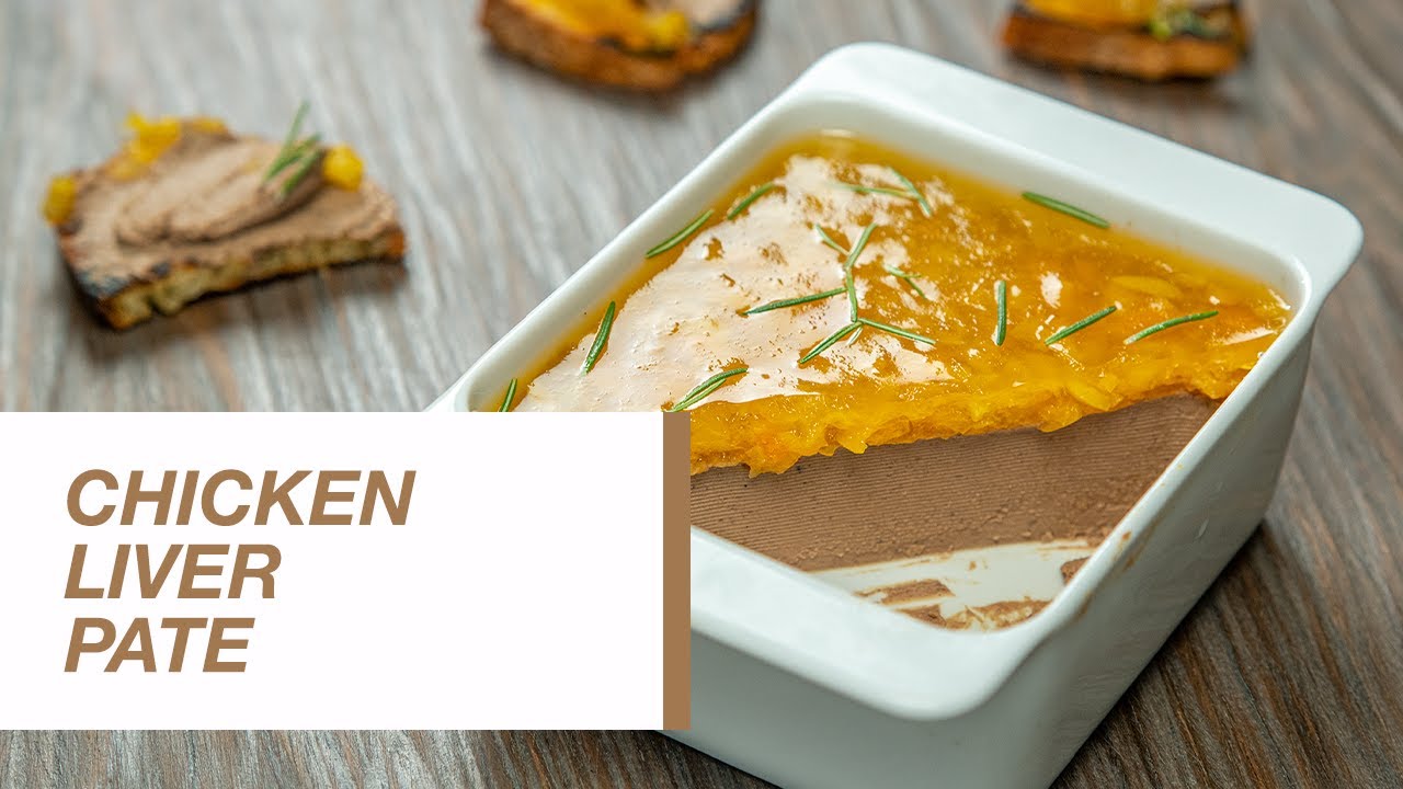 Chicken Liver Pate with Apricot and wine Gelee | Food Channel L Recipes