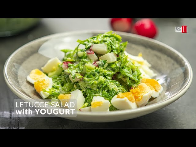 Lettuce Salad with Yogurt Dressing | Food Channel L Recipes