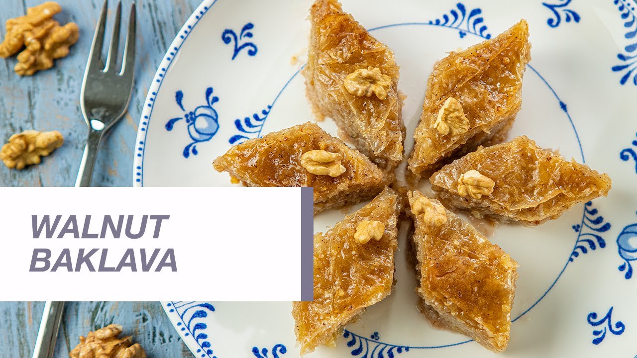 Brown Butter Walnut Baklava | Food Channel L Recipes