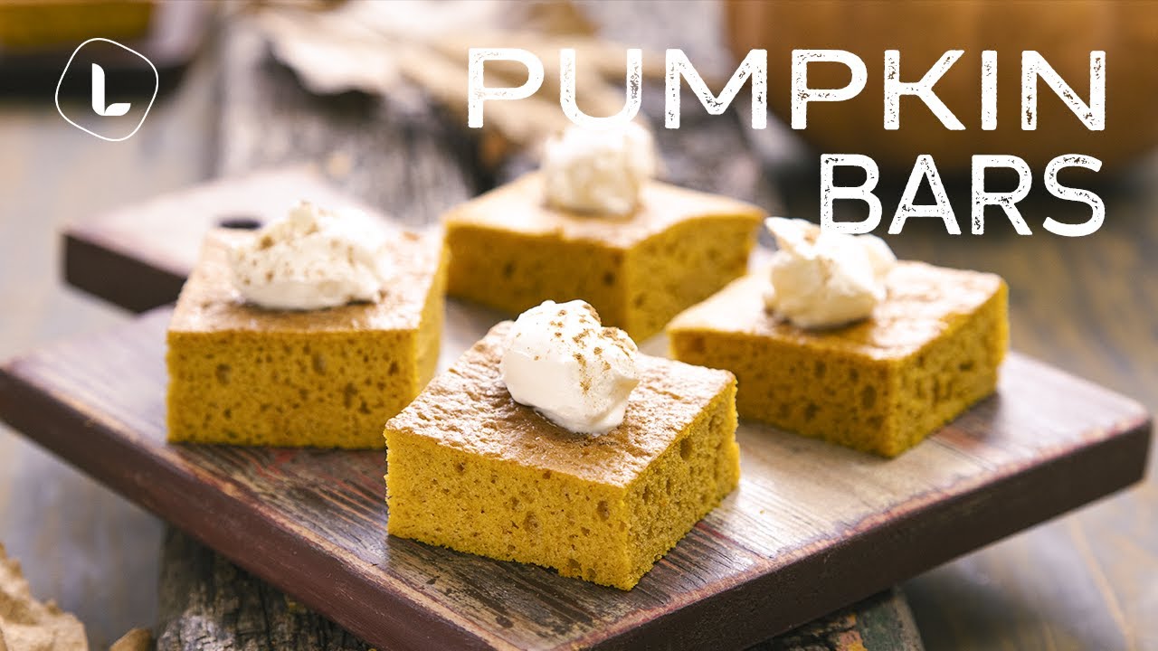 Easy pumpkin Bars | Food Channel L Recipes