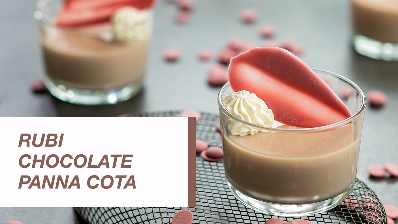 Ruby Chocolate Panna Cotta | Food Channel L Recipes