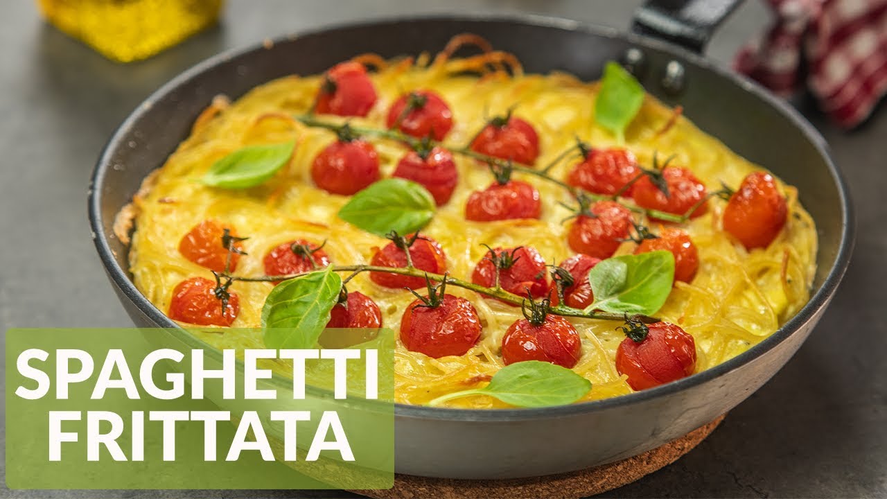 Spaghetti Frittata with Cherry Tomatoes / Food Channel L - A New Recipe Every Day!