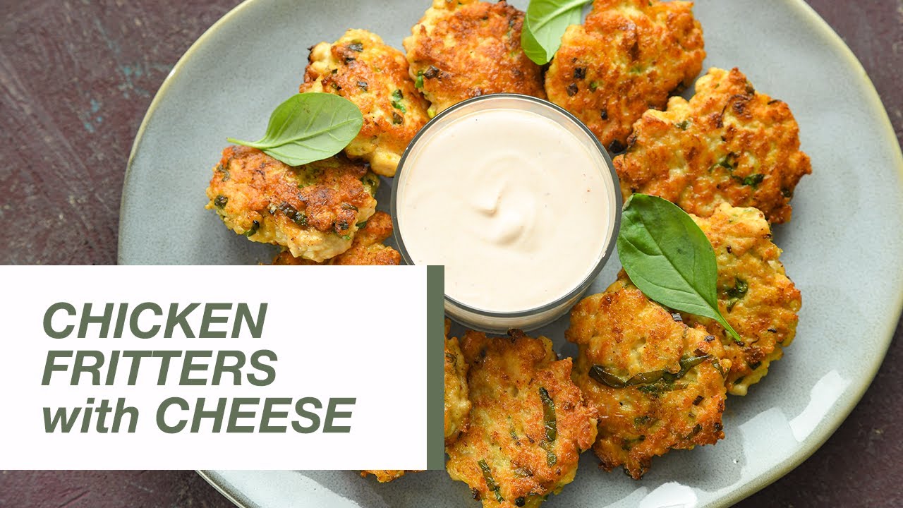 Chicken Fritters with Cheese | Food Channel L Recipes