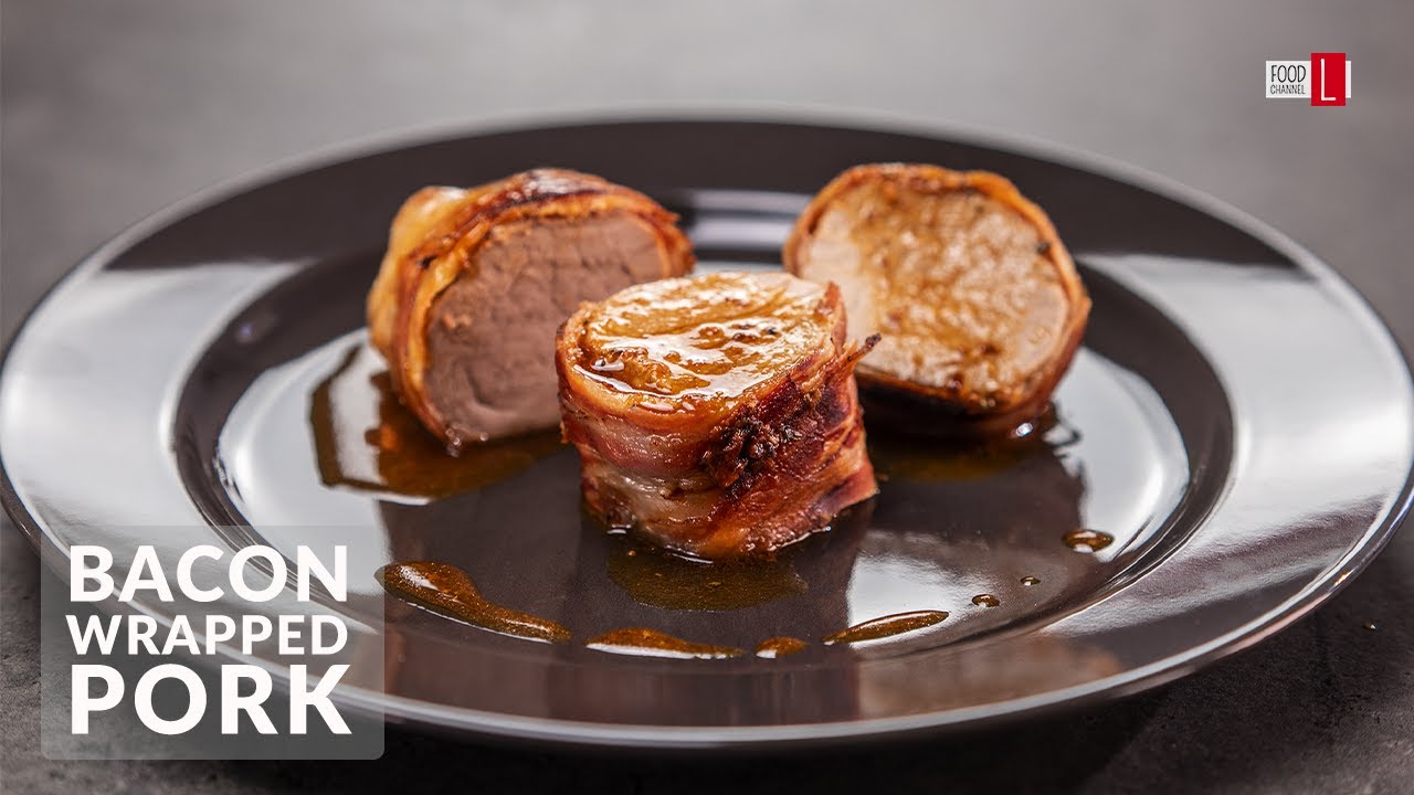 Bacon Wrapped Pork Tenderloin | Food Channel L Recipes