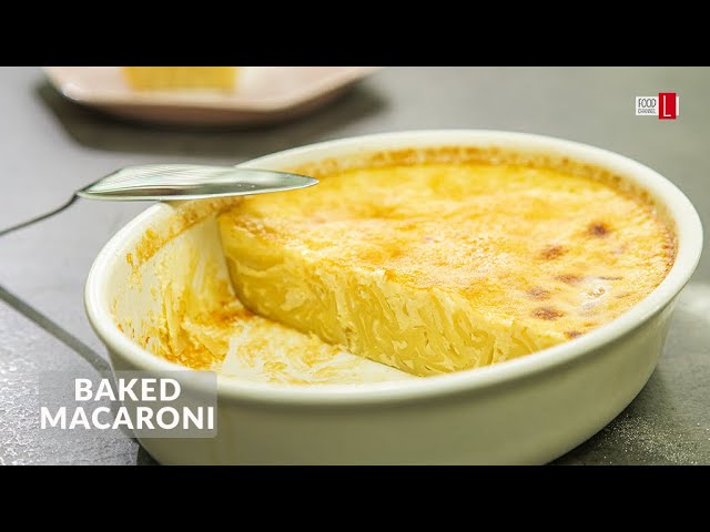 Baked Macaroni Pudding | Baked Macaroni | Food Channel L Recipes