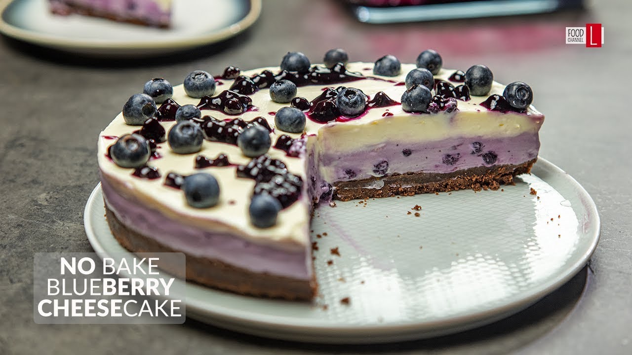 No Bake Blueberry Cheesecake Recipe | Food Channel L