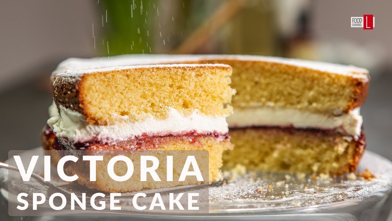 Classic Victoria Sponge Cake / Classic Victoria Sandwich / Food Channel L - A New Recipe Every Day!