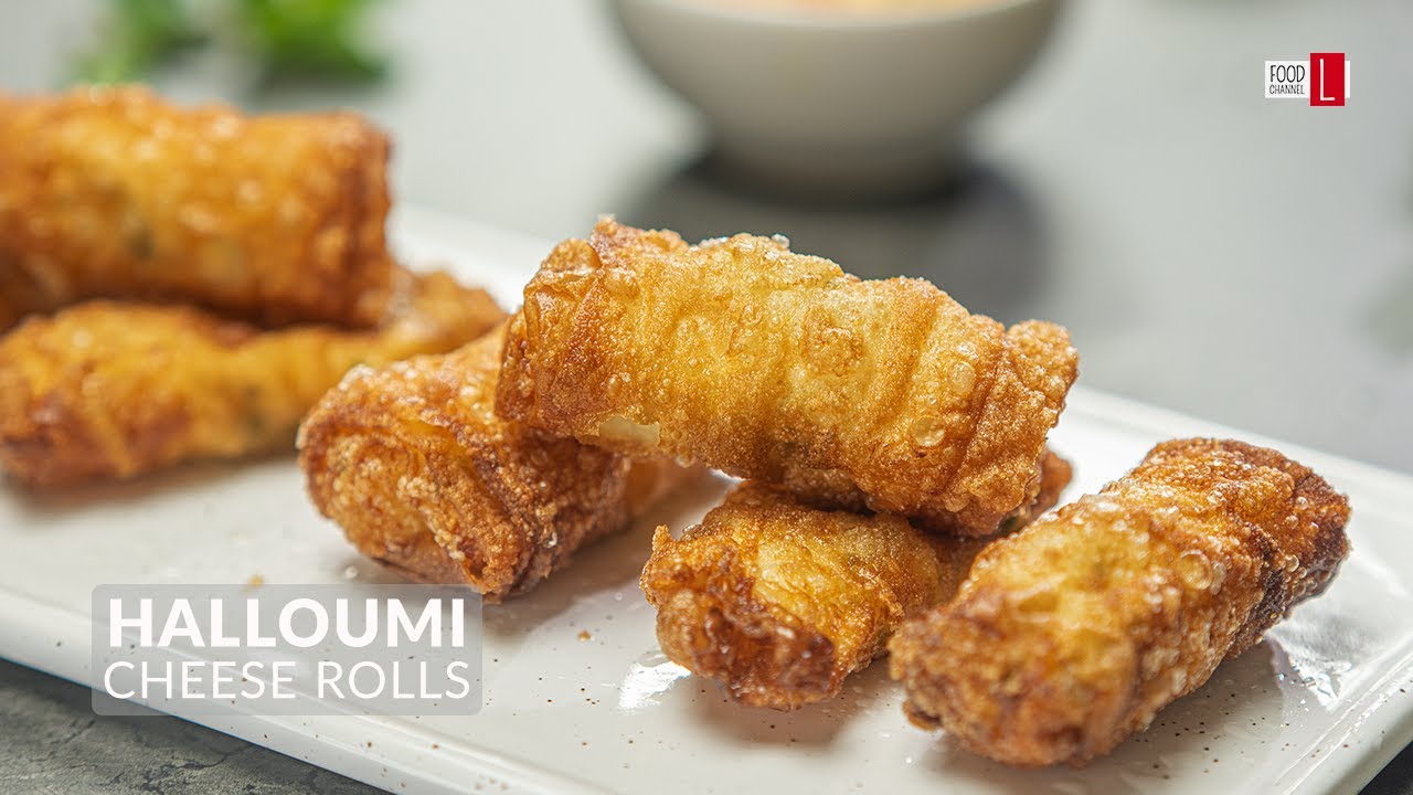 Halloumi Cheese Rolls | Halloumi Sigara Borek | Food Channel L Recipes