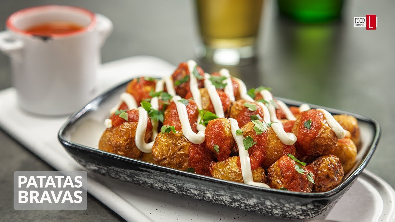 Patatas Bravas | Spanish Fried Potatoes | Food Channel L Recipes