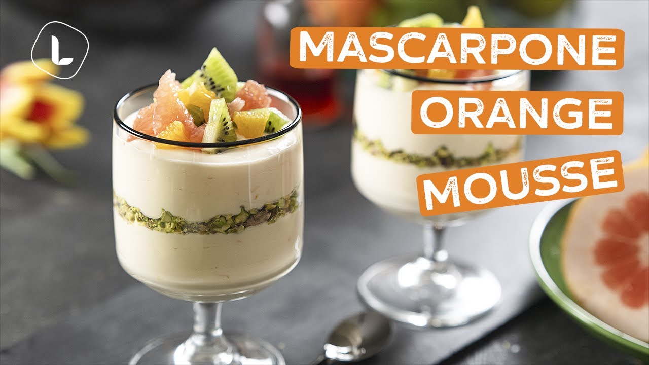 Mascarpone Orange Mousse | Food Channel L Recipes