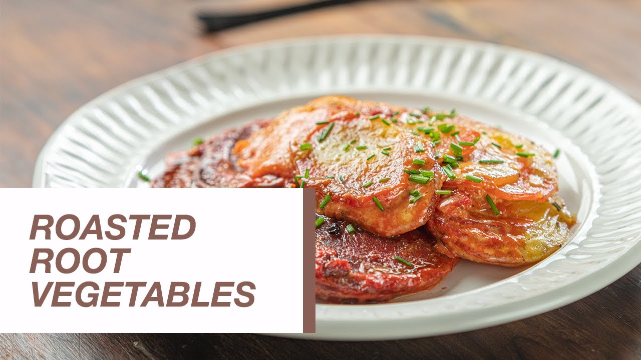 Roasted Root Vegetables with Blue Cheese | Food Channel L Recipes