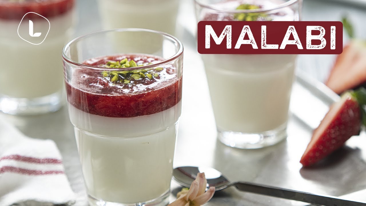 Malabi with Strawberries | Milk Pudding | Food Channel L Recipes