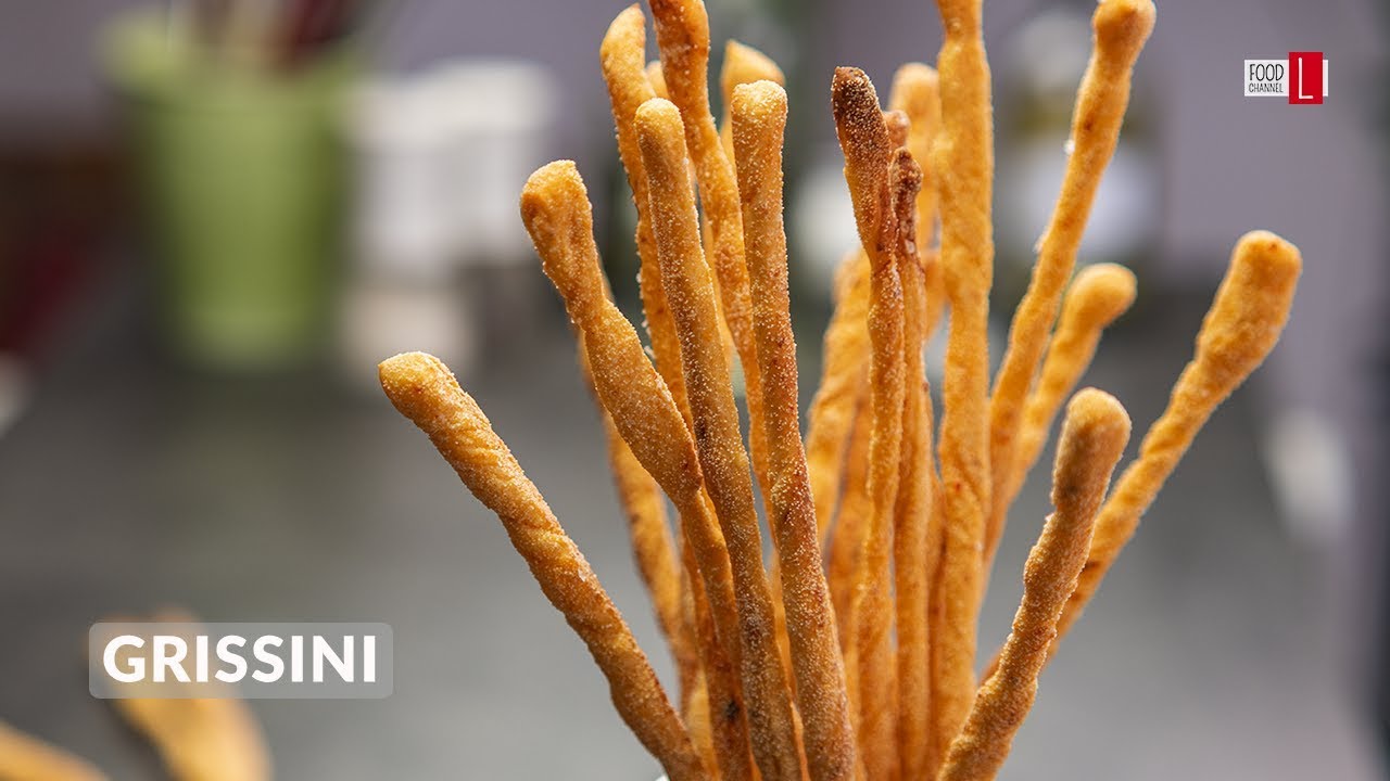 Parmesan and Chilli Grissini | Italian Breadsticks | Food Channel L Recipes