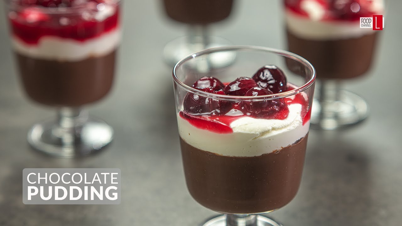 Chocolate pudding with cherries | Food Channel L - A New Recipe Every Other Day!