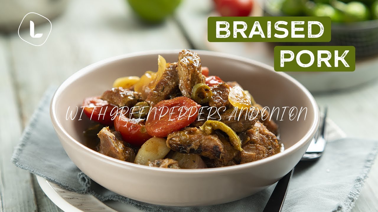 Braised Pork with Green Peppers and Onion | Food Channel L Recipes