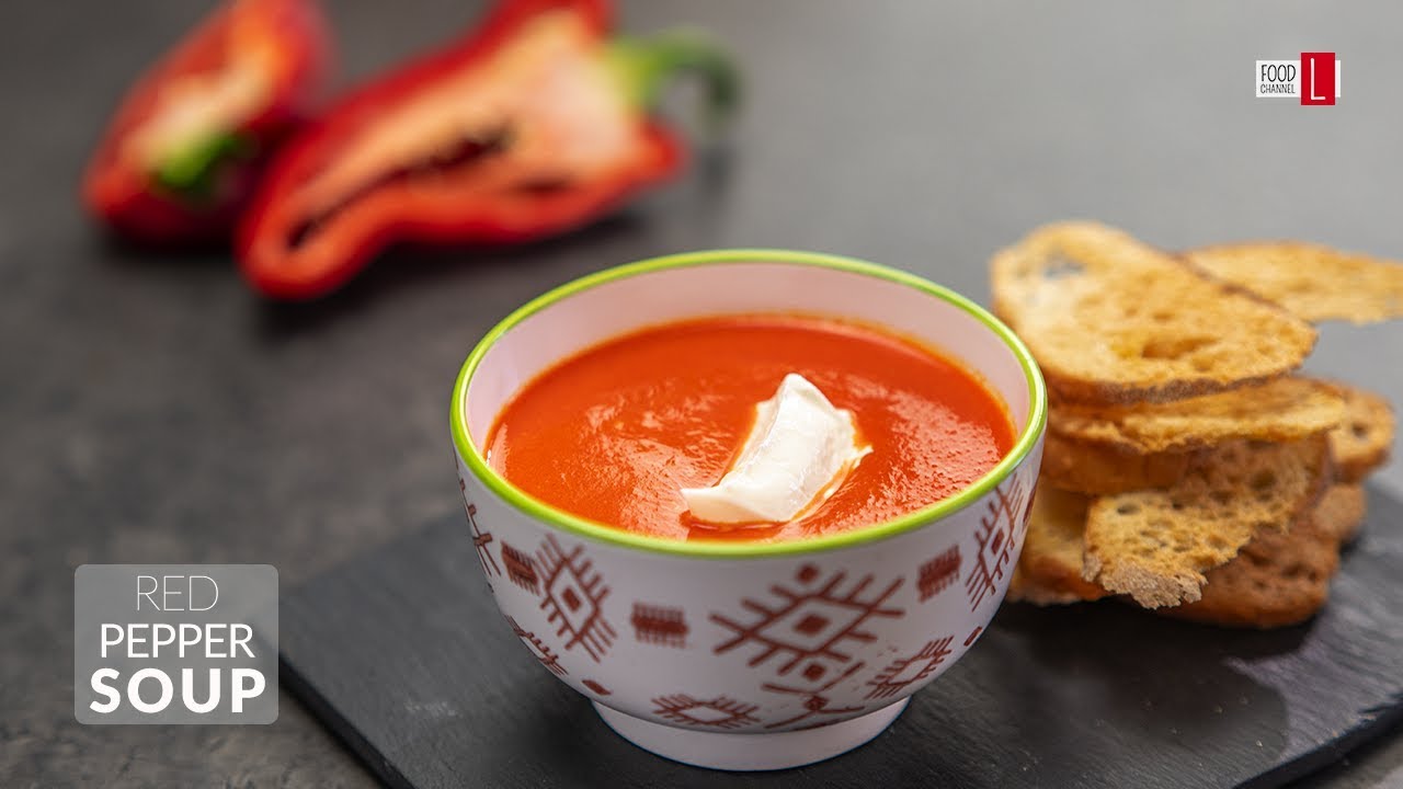 Red Pepper Soup | Food Channel L Recipes