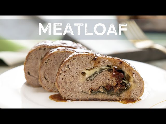 Meatloaf with Cheese and Spinach | Food Channel L Recipes