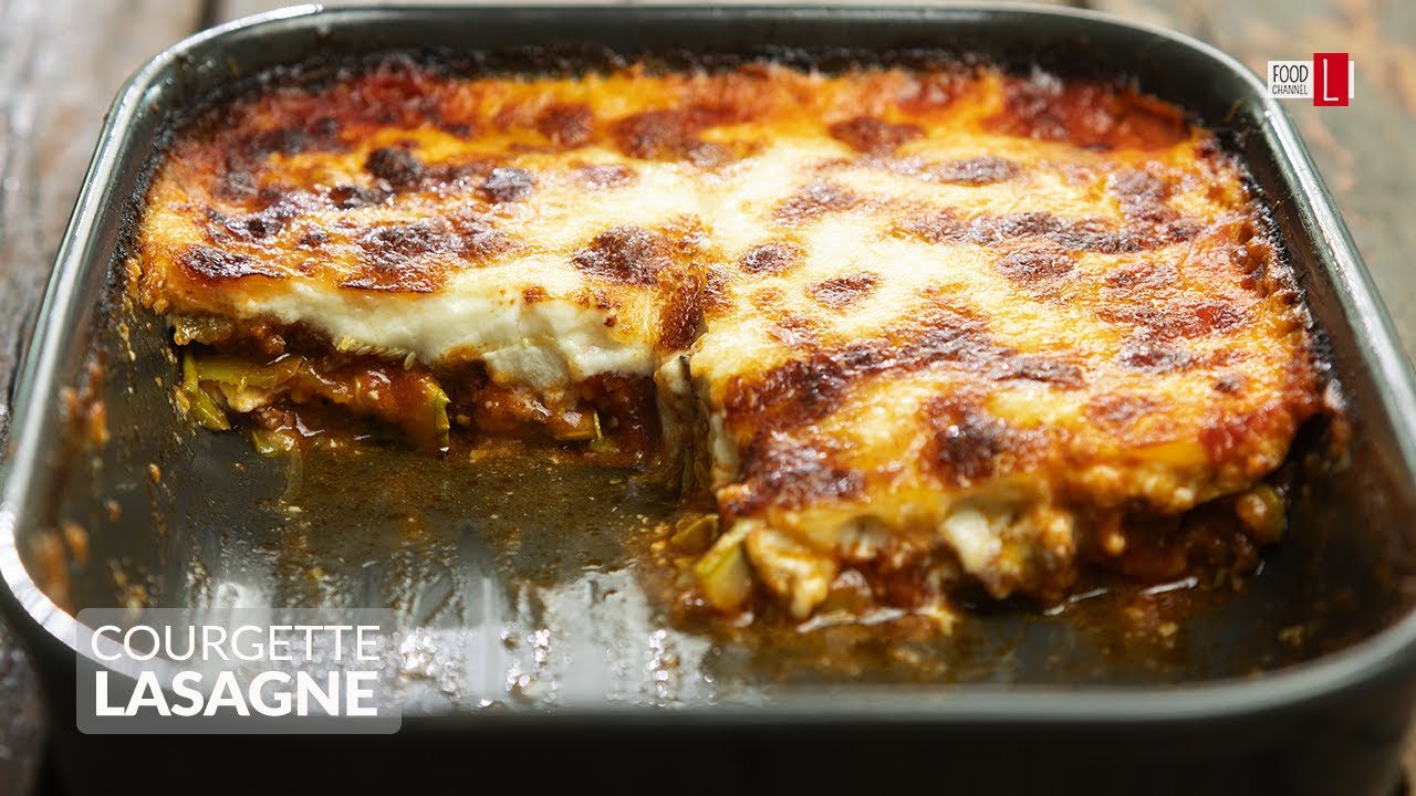 Courgette Lasagna | How to Make Lasagna | Zucchini lasagna | Food Channel L Recipes
